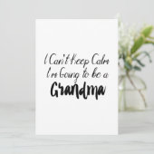 grootmoeder om naar grootmoeder te worden gepromoo (Staand voorkant)