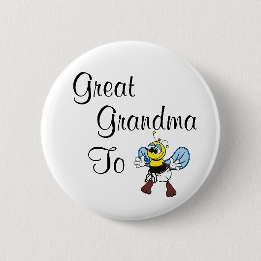 Grootmoeder om te worden ronde button 5,7 cm (Voorkant)