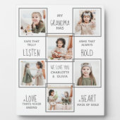 Grootmoeder op maat fotoplaat (Voorkant)