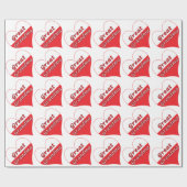 Grootmoeder Pools hart Cadeaupapier (Vlak)