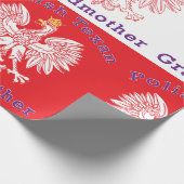 Grootmoeder Poolse Texan Eagle Cadeaupapier (Hoek)