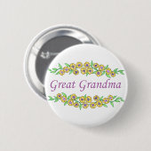 Grootmoeder Ronde Button 5,7 Cm (Voorkant /achterkant)