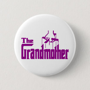 Grootmoeder Ronde Button 5,7 Cm