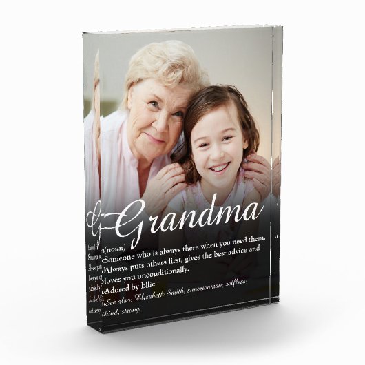 Grootmoeder, 's werelds beste oma fotoblokken (Links)