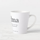 Grootmoeder, 's werelds beste oma latte mok (Rechts)