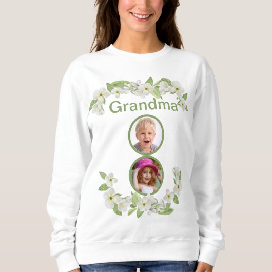  grootmoeder van 2 Sweatshirt (Voorkant)