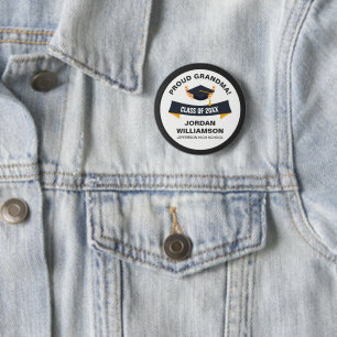 Grootmoeder van afstuderen van Afstuderen klasse 2 Ronde Button 5,7 Cm