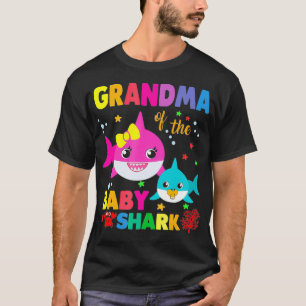 Grootmoeder van de Baby haaiendag Grandma Shark _ T-shirt