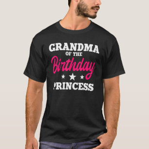 Grootmoeder van de Birthday Princess Party Bday Ce T-shirt