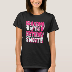 Grootmoeder van de Birthday Sweetie Girl Party T-shirt