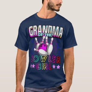 Grootmoeder van de Bowler Girl Matching Family Bow T-shirt