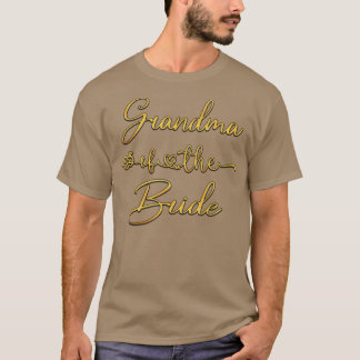Grootmoeder van de bridale bruiloft-show t-shirt