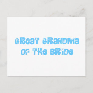 Grootmoeder van de Bride Briefkaart