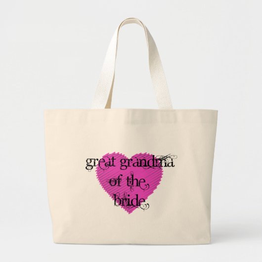 Grootmoeder van de Bride Grote Tote Bag (Voorkant)