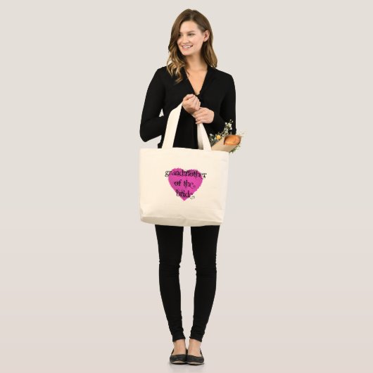 Grootmoeder van de Bride Grote Tote Bag (Voorkant (model))