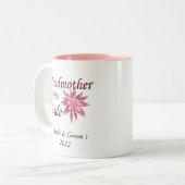 Grootmoeder van de Bride Pink Tweekleurige Koffiemok (Voorkant links)