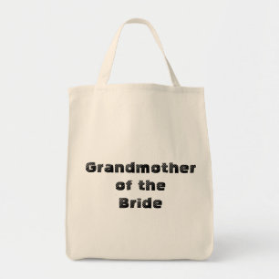 Grootmoeder van de bruid Grote Canvas tas