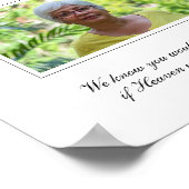 Grootmoeder van de bruidegom foto-herdenking huwel poster (Hoek)