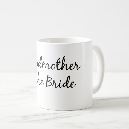 Grootmoeder van de bruidsschat mok (Voorkant rechts)