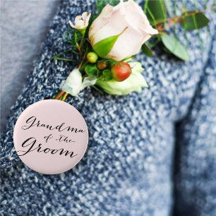 Grootmoeder van de Button van de Groom Wedding Bri