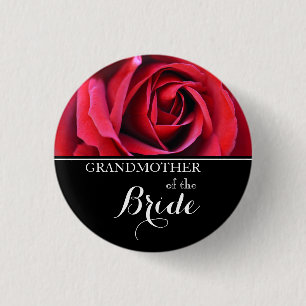 Grootmoeder van de Button van de Roodbruidbruidsro