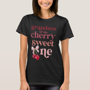 Grootmoeder van de Cherry Sweet One Coquette First T-shirt