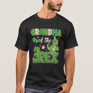 Grootmoeder van de drie Rex verjaardagsdinosaurusf T-shirt