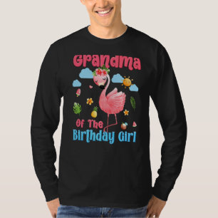 Grootmoeder van de geboorte meisjes Tropische Flam T-shirt