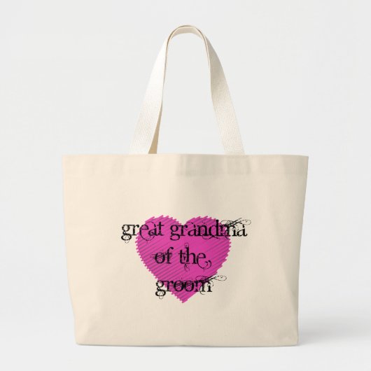 Grootmoeder van de Groom Grote Tote Bag (Voorkant)