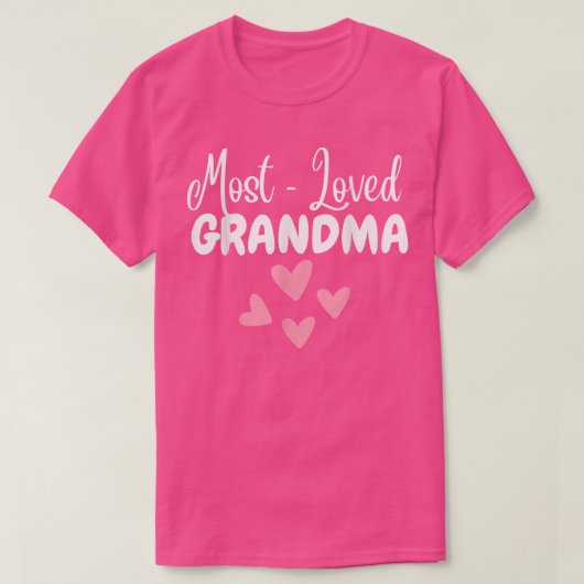 Grootmoeder van de meeste liefde - Beste Gr ter we T-shirt (Design voorkant)