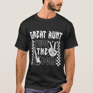 Grootmoeder van de stoute twee op de verjaardag 2 t-shirt