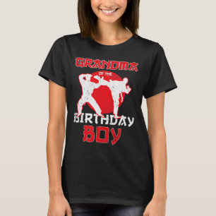 Grootmoeder van de verjaardag Karate Taekwondo Boy T-shirt