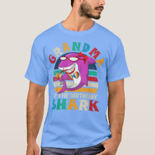 Grootmoeder van de vogelhaai Funny Retro Grandma T-shirt