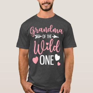 Grootmoeder van de wilde grootjongen Funny Gran T-shirt
