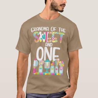 Grootmoeder van de zoete en één Snoep verjaardag L T-shirt