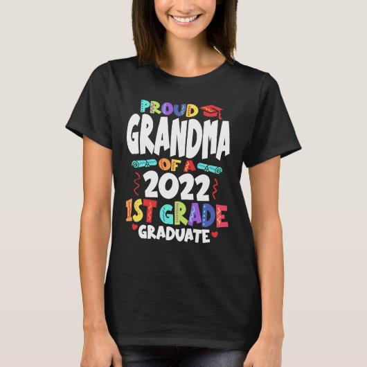 Grootmoeder van een 2022 1ste graad Afstuderen T-shirt (Voorkant)