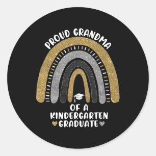 Grootmoeder van een Afstuderen kinderschool Ronde Sticker