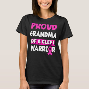 Grootmoeder van een Cleft Warrior Cleft Lip & Pala T-shirt