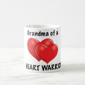 Grootmoeder van een Heart Warrior - Mok (Center)