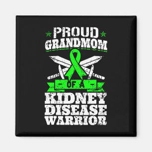 Grootmoeder van een nierziekte Warrior Awareness C Magneet