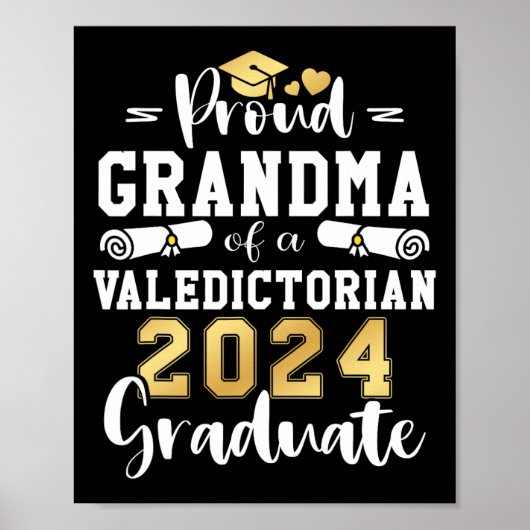 Grootmoeder van een valedictoriaanse CL 2024 Afstu Poster (Voorkant)