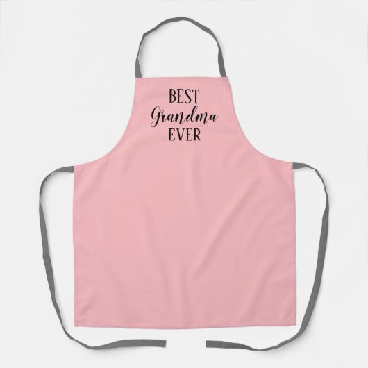 Grootmoeder van het beste grootmoeder ooit roze gr schort (Voorkant)