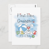 Grootmoeder van paddenstoelen en cadeautjes briefkaart (Voorkant / Achterkant)