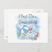 Grootmoeder van paddenstoelen en cadeautjes briefkaart (Voorkant / Achterkant)