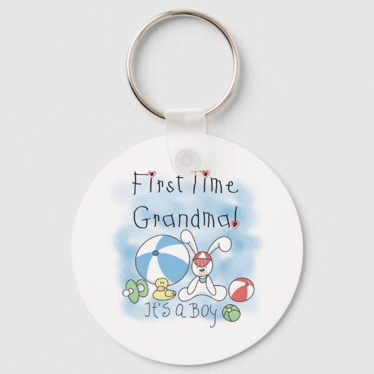 Grootmoeder van paddenstoelen en cadeautjes sleutelhanger (Voorkant)