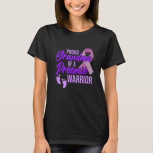 Grootmoeder van preemie Warrior Prematuur Awarenes T-shirt