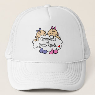 Grootmoeder van Twin Girls Tshirts en Gifts Trucker Pet