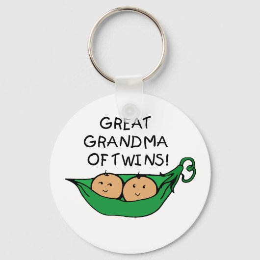 Grootmoeder van Twins Pod Sleutelhanger (Voorkant)