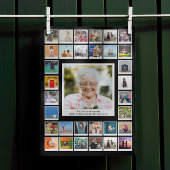 Grootmoeder Verjaardag Familiefoto Poster