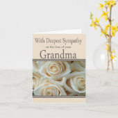 Grootmoeder verlies Roos sympathie Kaart (Gele Bloem)